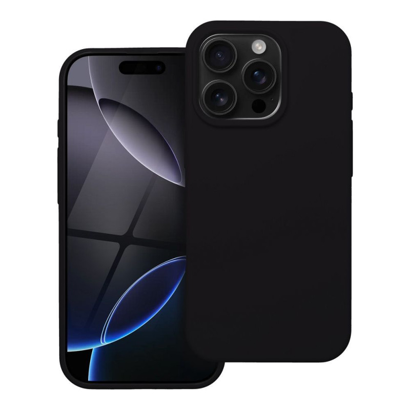 Viedtālruņa aizmugurējais vāciņš Apple iPhone 16 Pro iPhone 16 Pro Melna