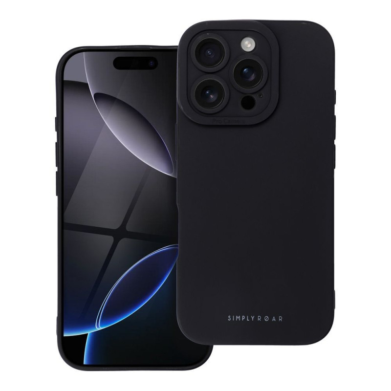 Viedtālruņa aizmugurējais vāciņš Apple iPhone 16 Pro Luna Black