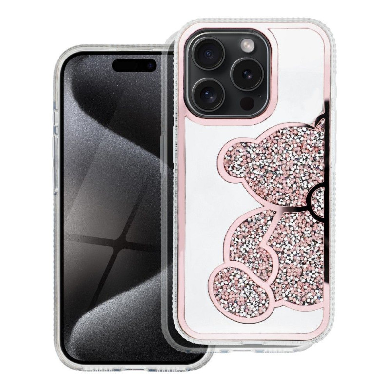 Viedtālruņa aizmugurējais vāciņš Apple Iphone 16 iPhone 16 Rozā