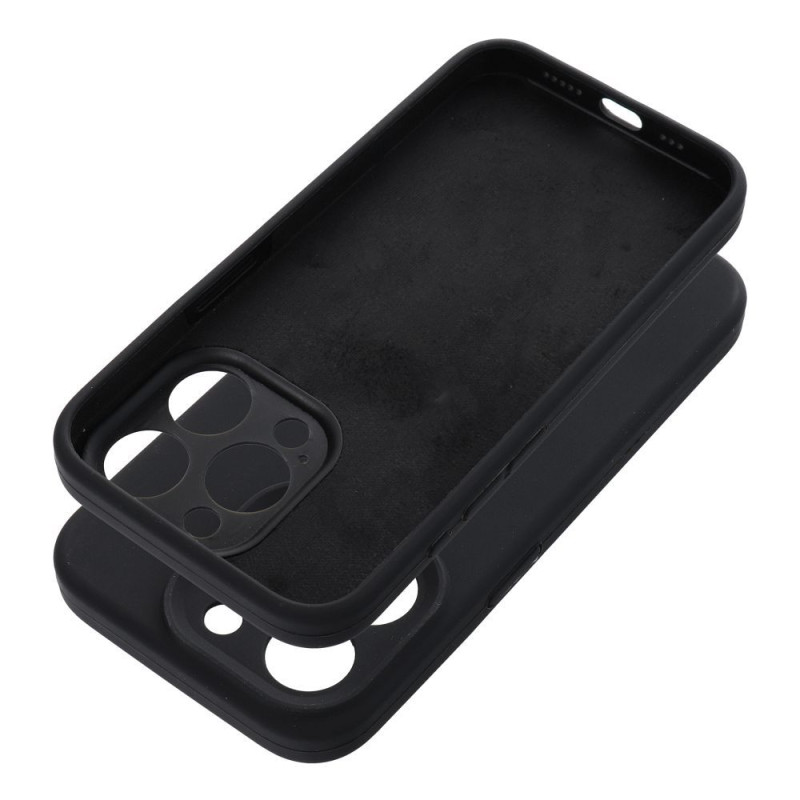 Viedtālruņa aizmugurējais vāciņš Apple iPhone 16 Pro Max Silicon 2mm Black