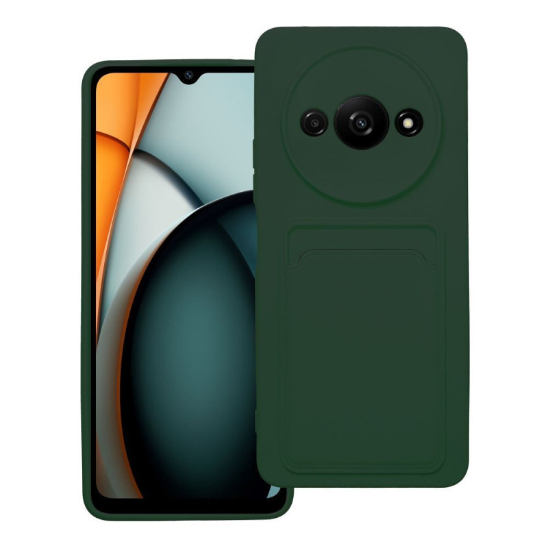 Viedtālruņa aizmugurējais vāciņš Xiaomi Redmi A3 CARD Case Green