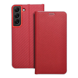 Viedtālruņa atveramais maciņš Samsung Galaxy S22 Luna Book Red
