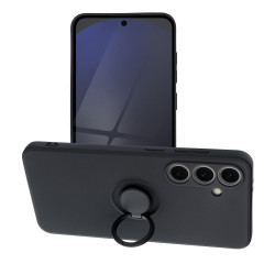 Viedtālruņa aizmugurējais vāciņš Samsung Galaxy S24 FE Silicone Ring Black