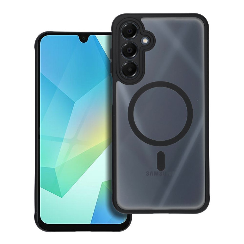Viedtālruņa aizmugurējais vāciņš Samsung Galaxy A16 Full matte mag Black