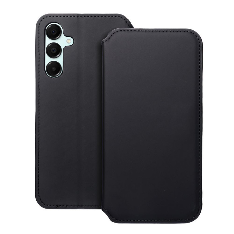 Viedtālruņa atveramais maciņš Samsung Galaxy A16 Dual Pocket Book Black