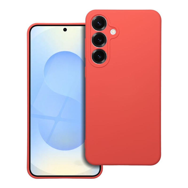 Viedtālruņa aizmugurējais vāciņš Samsung Galaxy S25 Plus Silicon Peach