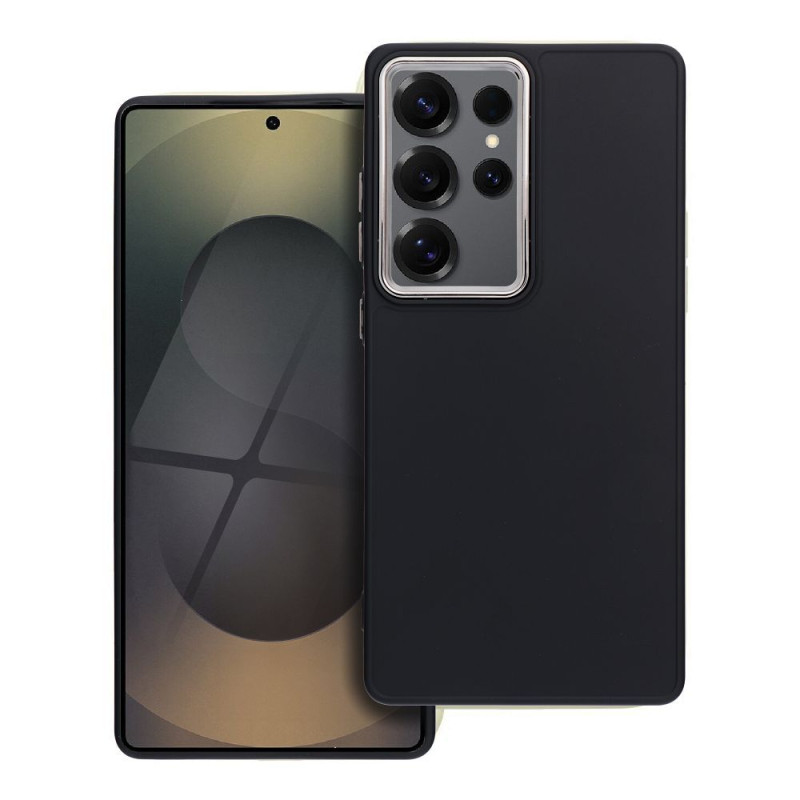 Viedtālruņa aizmugurējais vāciņš Samsung Galaxy S25 Ultra Frame case Black