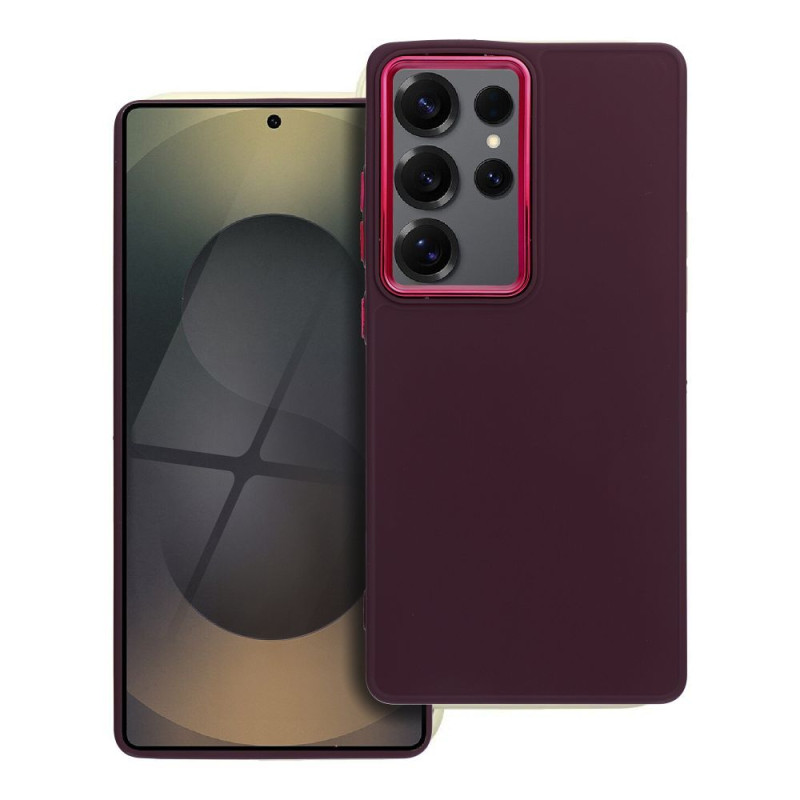 Viedtālruņa aizmugurējais vāciņš Samsung Galaxy S25 Ultra Frame case Purple