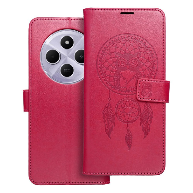 Viedtālruņa atveramais maciņš Xiaomi Redmi 14C Mezzo Book Dreamcatcher Pink