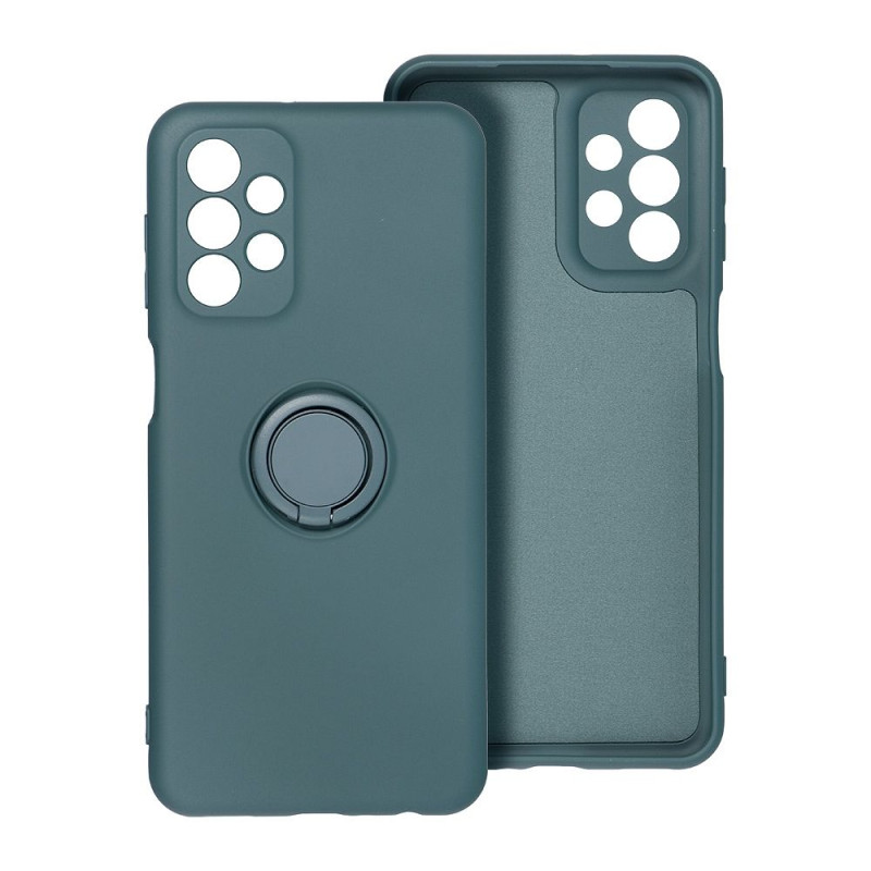 Viedtālruņa aizmugurējais vāciņš Samsung Galaxy A26 5G Silicone Ring Case Green
