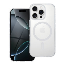 Viedtālruņa aizmugurējais vāciņš Apple iPhone 11 Drop Glue Mag Cover White