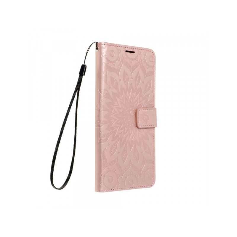Viedtālruņa atveramais maciņš Xiaomi Redmi Note 14 Pro Plus Mezzo Book Mandala Gold, Pink
