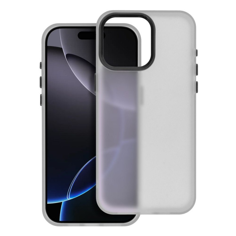 Viedtālruņa aizmugurējais vāciņš Apple iPhone 13 Sappy Case Grey, Transparent