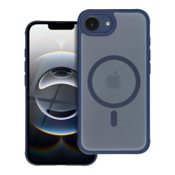 Viedtālruņa aizmugurējais vāciņš Apple iPhone 16E Full matte mag Blue, Transparent