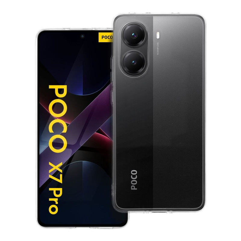 Viedtālruņa aizmugurējais vāciņš Xiaomi Poco X7 Pro Clear case 2mm Transparent