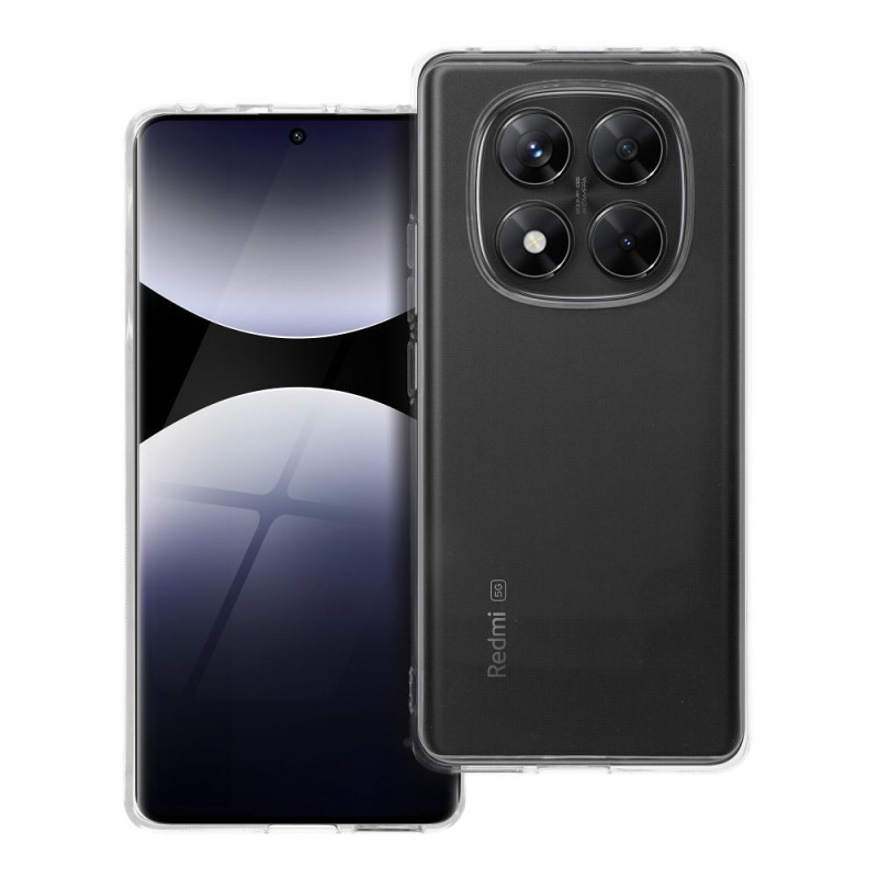 Viedtālruņa aizmugurējais vāciņš Xiaomi Redmi Note 14 Pro 4G Clear case 2mm Transparent