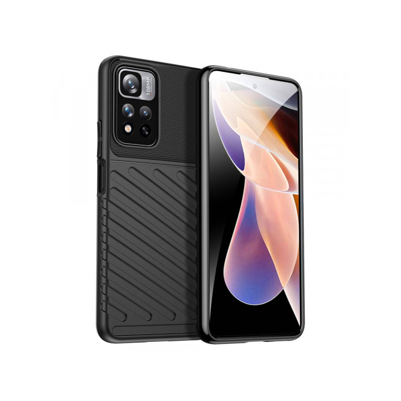 Viedtālruņa aizmugurējais vāciņš Xiaomi Redmi Note 11T 5G Thunder Black