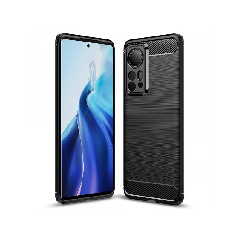 Viedtālruņa aizmugurējais vāciņš Xiaomi 12 Pro Premium Carbon Black