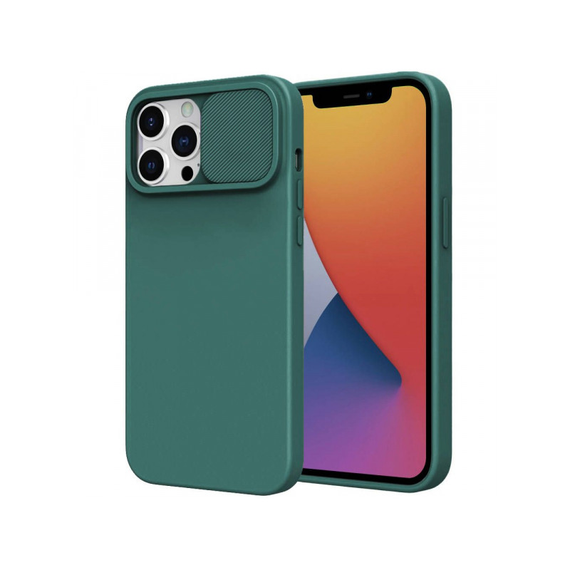 Viedtālruņa aizmugurējais vāciņš Xiaomi Redmi 10C Silicon Lens Green