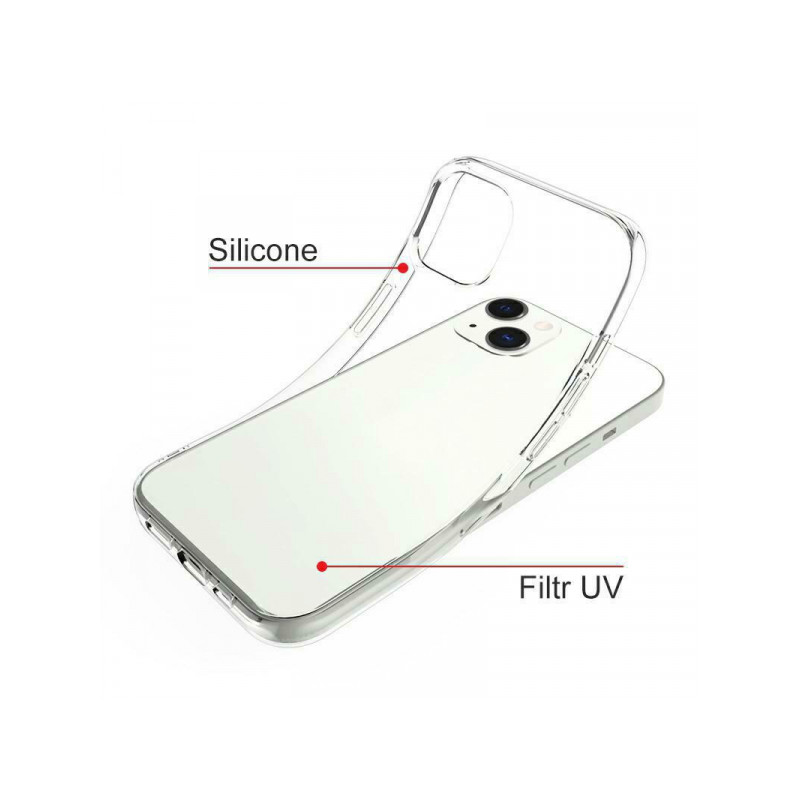 Viedtālruņa aizmugurējais vāciņš Samsung Galaxy S22 BC Silikon 2.0mm Transparent