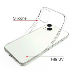 Viedtālruņa aizmugurējais vāciņš Samsung Galaxy S22 Ultra BC Silikon 2.0mm Transparent