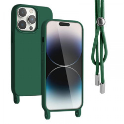 Viedtālruņa aizmugurējais vāciņš Apple iPhone 11 Rope Case Green