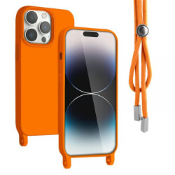 Viedtālruņa aizmugurējais vāciņš Apple iPhone 14 Pro Rope Case Orange
