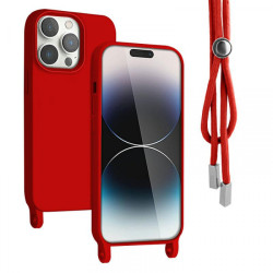 Viedtālruņa aizmugurējais vāciņš Samsung Galaxy A14 5G Rope Case Red