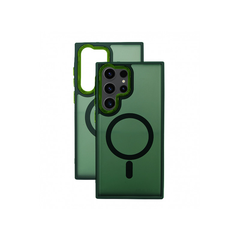 Viedtālruņa aizmugurējais vāciņš Apple iPhone 11 Magsafe Case Green, Transparent