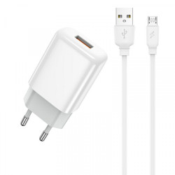 Lādēšanas komplekts F7S Plus Micro USB Cable White