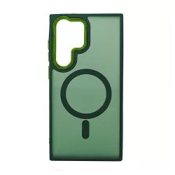 Viedtālruņa aizmugurējais vāciņš Apple iPhone 13 Magsafe Case Green, Transparent