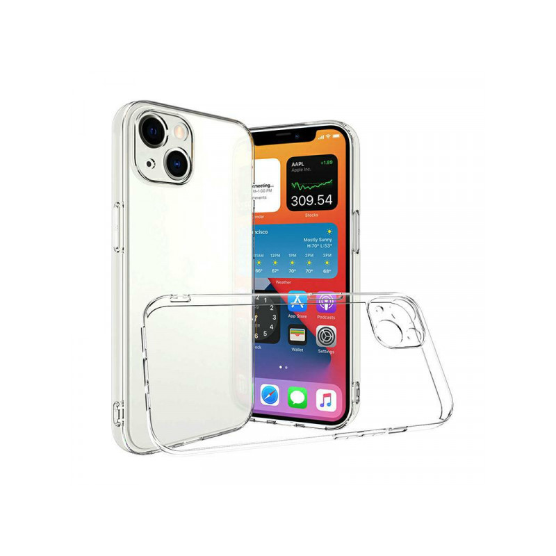 Viedtālruņa aizmugurējais vāciņš Samsung Galaxy A55 5G BC Silikon 2.0mm Cam Transparent