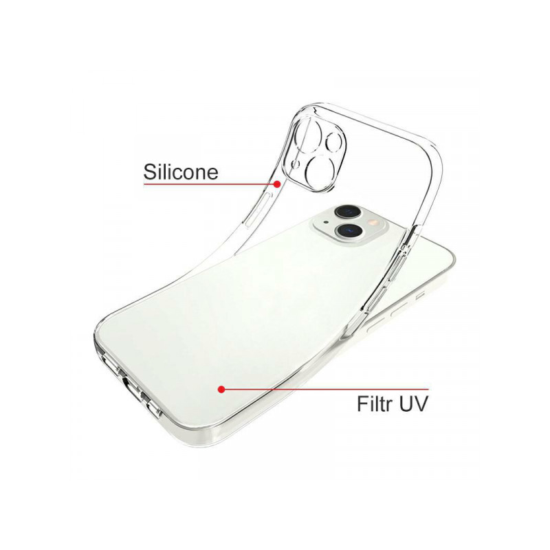 Viedtālruņa aizmugurējais vāciņš Samsung Galaxy S24 Silicon 2mm Transparent