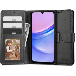 Viedtālruņa atveramais maciņš Samsung Galaxy A15 5G Wallet Black