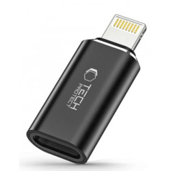 Kabeļa pārveidotājs Lightning / USB-C Adapter Black