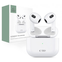 Bezvadu austiņas UltraBoost Core wireless headphones White