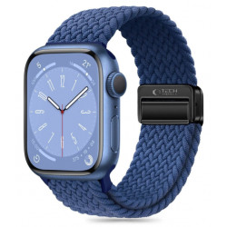 Viedpulksteņa siksniņa Apple Nylonmag strap for Apple Watch 42/44/45/49 mm Blue