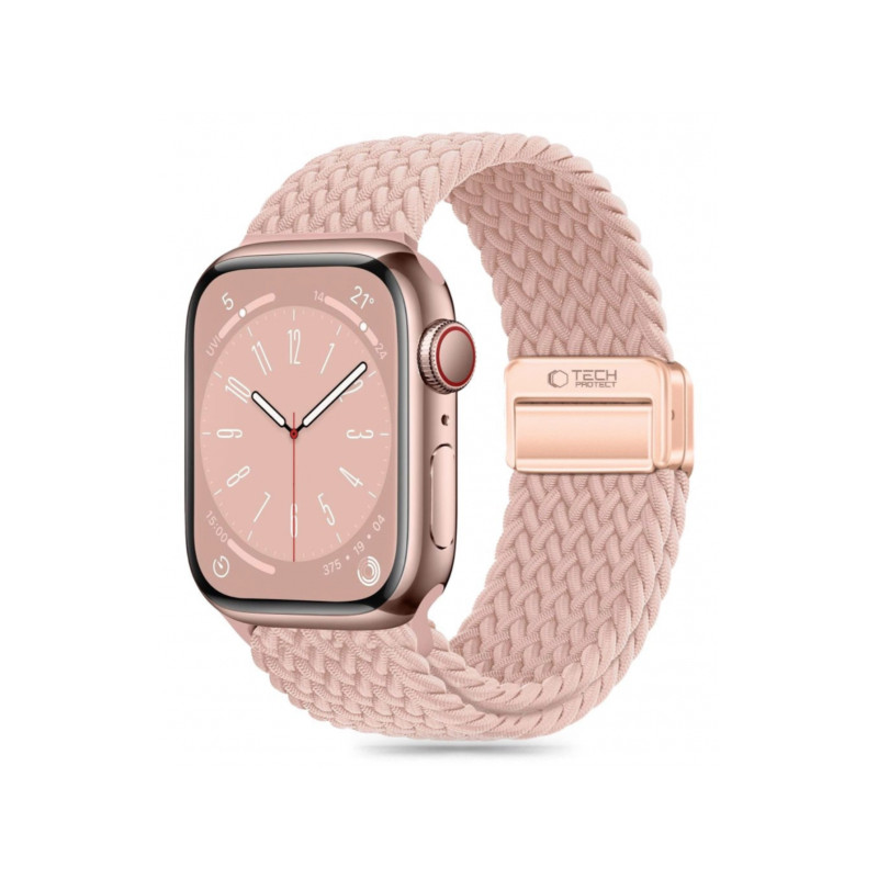 Viedpulksteņa siksniņa Apple Nylonmag strap for Apple Watch 38/40/41 mm Pink