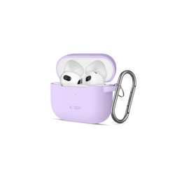 Bezvadu austiņu apvalks Apple Silicone Case with Hook Violet