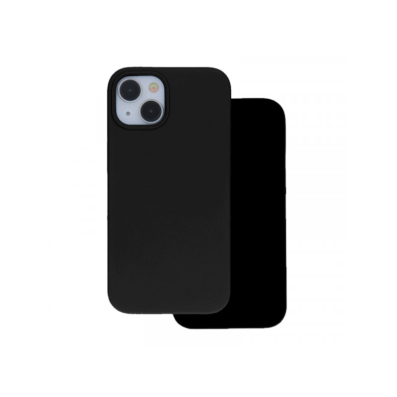 Viedtālruņa aizmugurējais vāciņš Apple iPhone 7 / 8 / SE 20 / SE 22 Solid Silicone Black