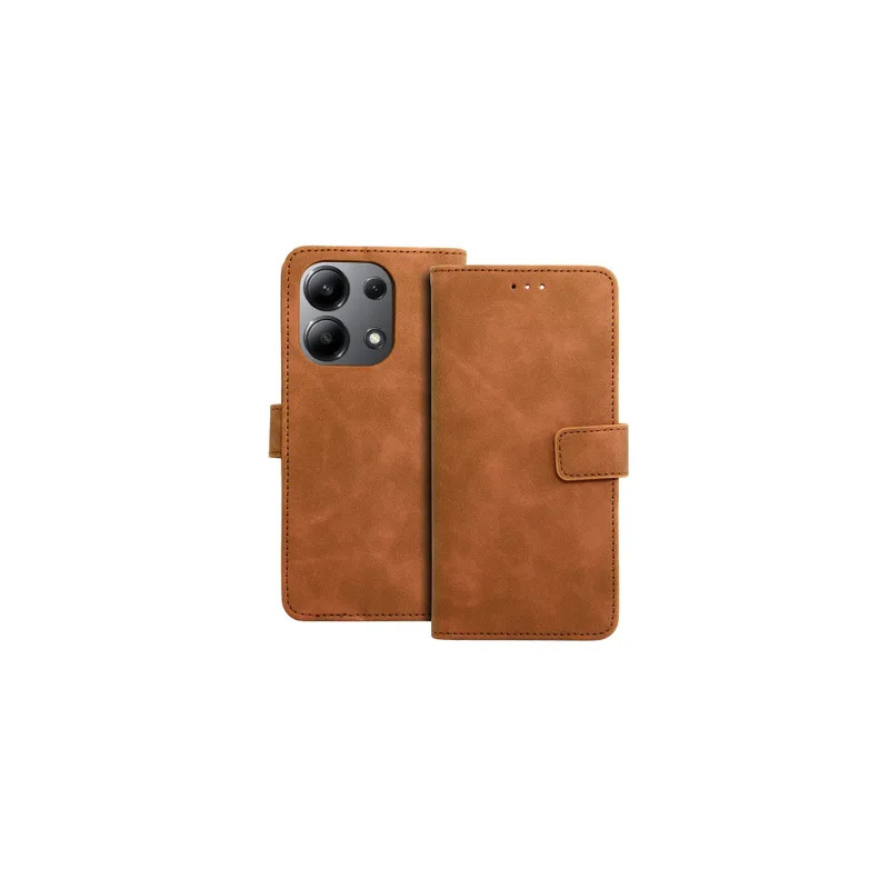 Viedtālruņa atveramais maciņš Xiaomi Redmi Note 13 Pro 5G Smart Velvet Brown