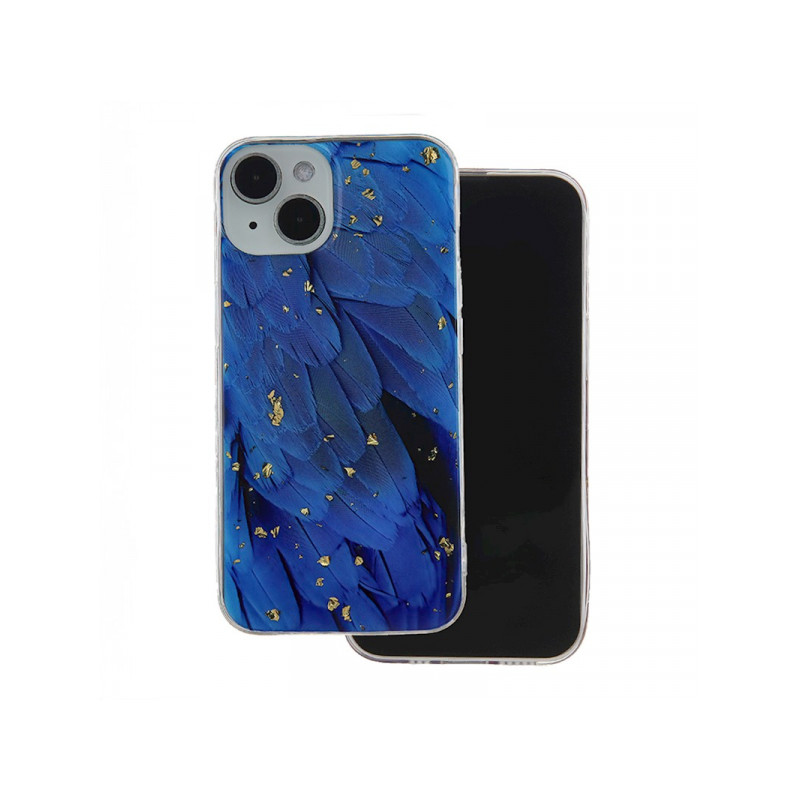 Viedtālruņa aizmugurējais vāciņš Samsung Galaxy A55 5G Gold Glam Blue