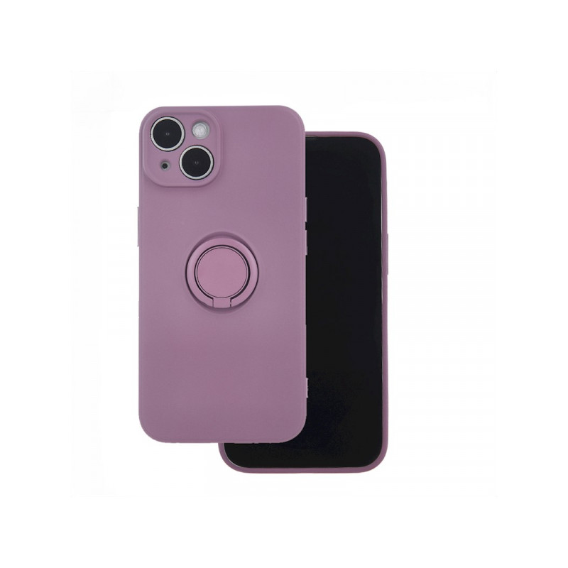 Viedtālruņa aizmugurējais vāciņš Samsung Galaxy A15 5G Finger Grip Light Violet