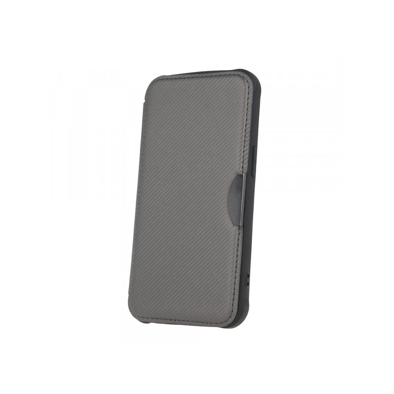 Viedtālruņa atveramais maciņš Apple iPhone 7 / 8 / SE 20 / SE 22 Smart Carbon Silver