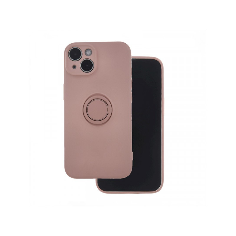 Viedtālruņa aizmugurējais vāciņš Apple Iphone 16 Finger Grip Pink