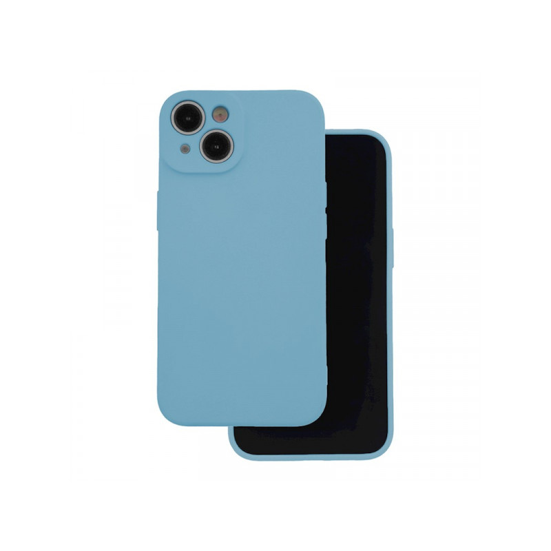 Viedtālruņa aizmugurējais vāciņš Apple Iphone 16 Silicone case Light Blue