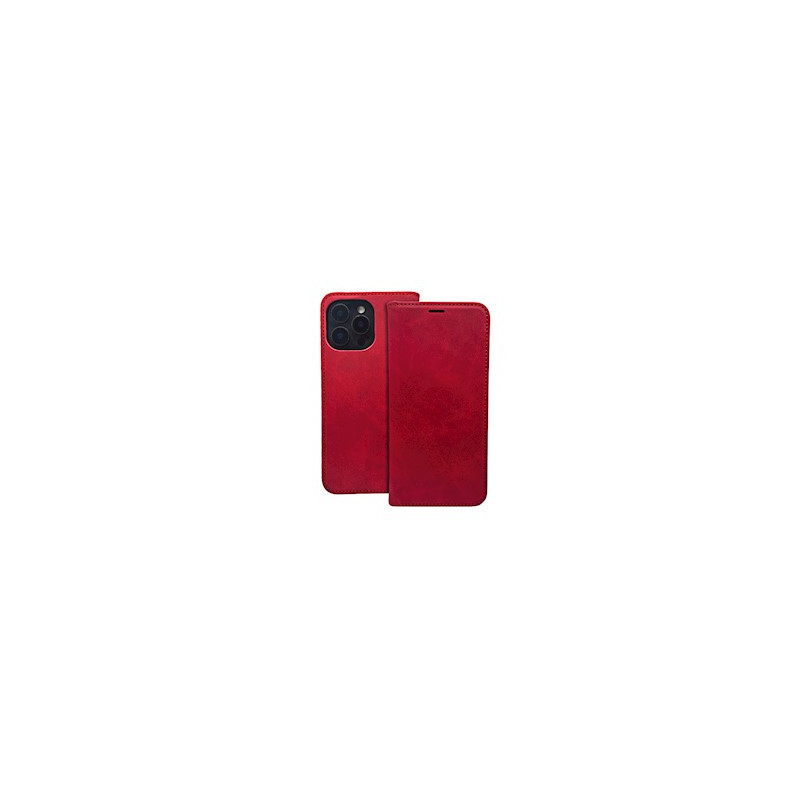 Viedtālruņa atveramais maciņš Samsung Galaxy S25 FE Smart Suede Red