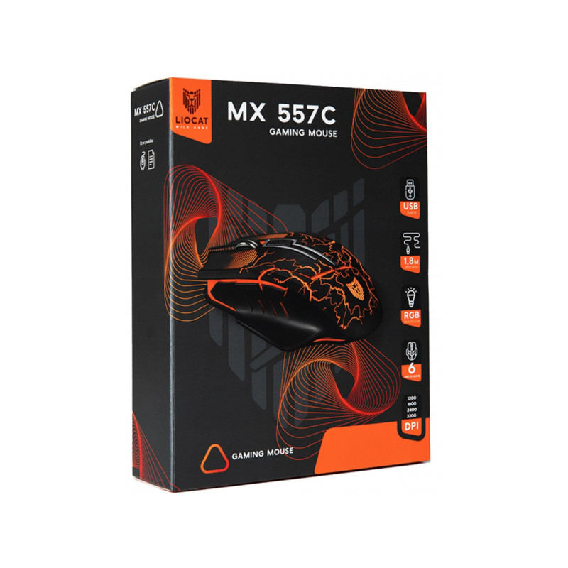 Datora pele Gaming Mouse MX557C Red