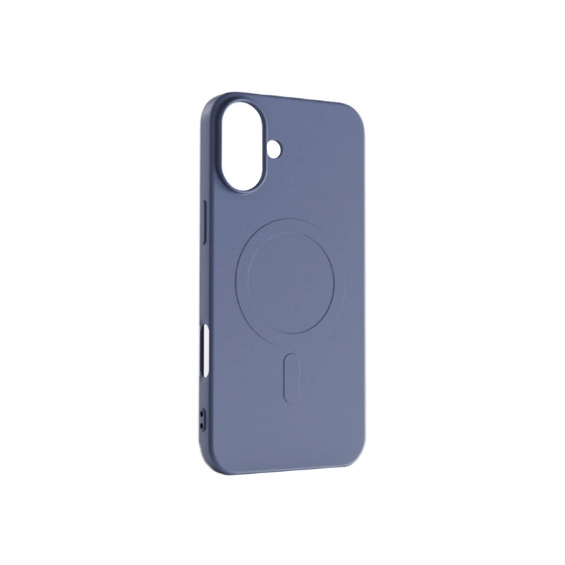 Viedtālruņa aizmugurējais vāciņš Apple iPhone 16 Pro Silicon Mag case Dark Blue