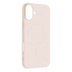Viedtālruņa aizmugurējais vāciņš Apple Iphone 16 Silicon Mag case Light Pink